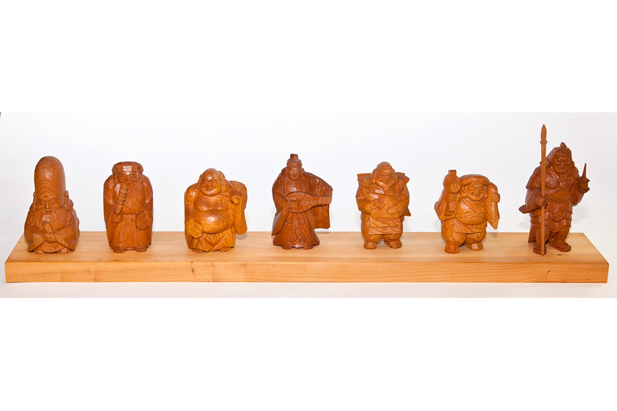 七福神 | 津田彫刻 －飛騨高山・一位一刀彫－