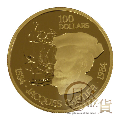 ドル金貨 100ドル金貨 ジャック・カルティエ（カナダ）｜コイン買取