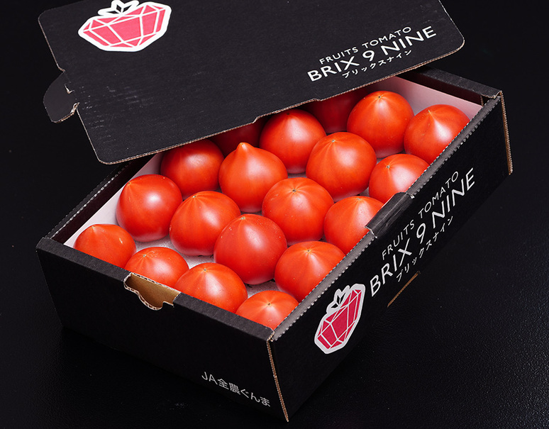 糖度9度基準「ブリックスナイン」群馬県産 フルーツトマト M〜L 2箱（1