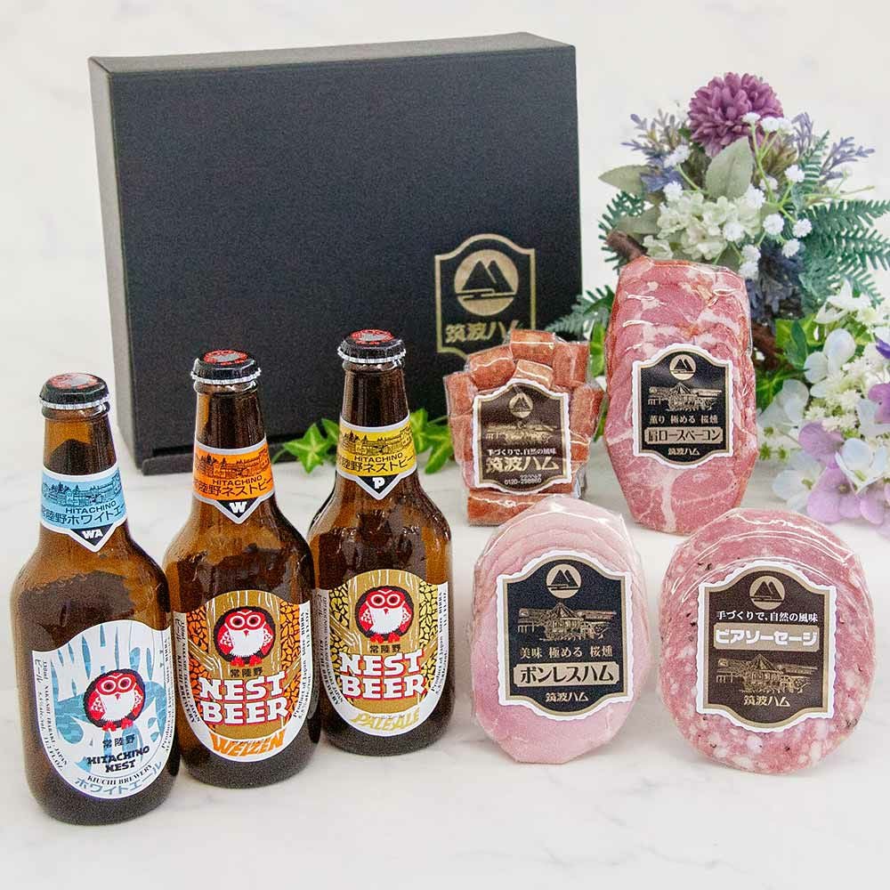 常陸野ネストビール ギフト セット ひすい | 筑波ハムオンライン