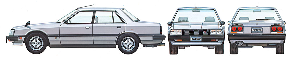 TAMIYA 日産レパードTRXターボ & スカイライン2000ターボGTES T-GARAGE