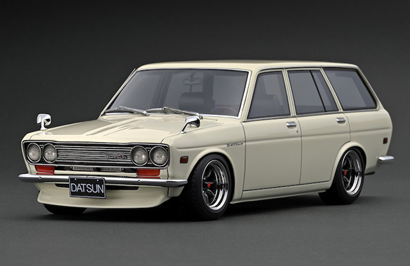 IG2222 1/18 Datsun Bluebird (510) Wagon Yellow【IG2222