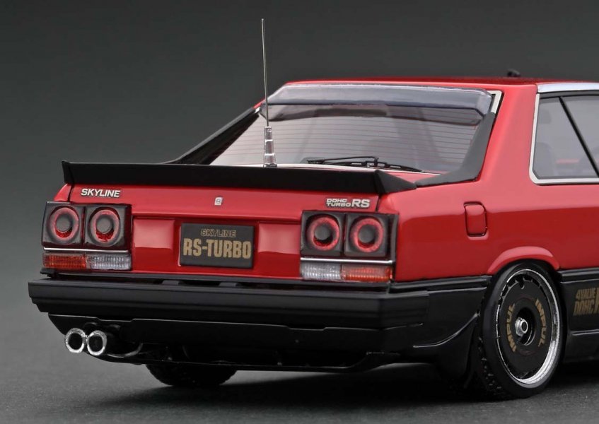 IG2327 1/43 Nissan Skyline 2000 RS-Turbo (R30) Red/Black【IG2327