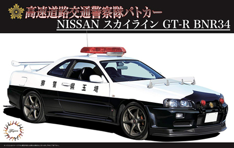 ID-87 ニッサン スカイライン（R34）GT-R パトカー【ID87