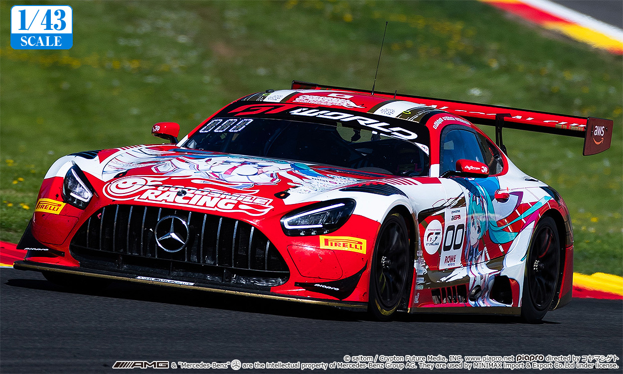 1/43 グッドスマイル 初音ミク AMG 2025 SPA24H Ver.【4571697185654