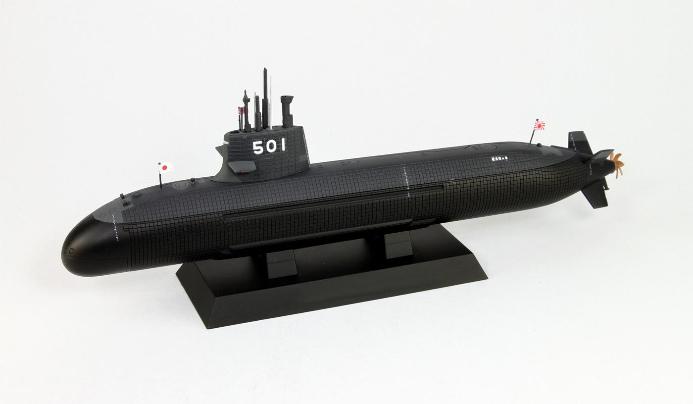 JBM07 1/350 海上自衛隊 潜水艦 SS-501 そうりゅう 塗装済み半完成品