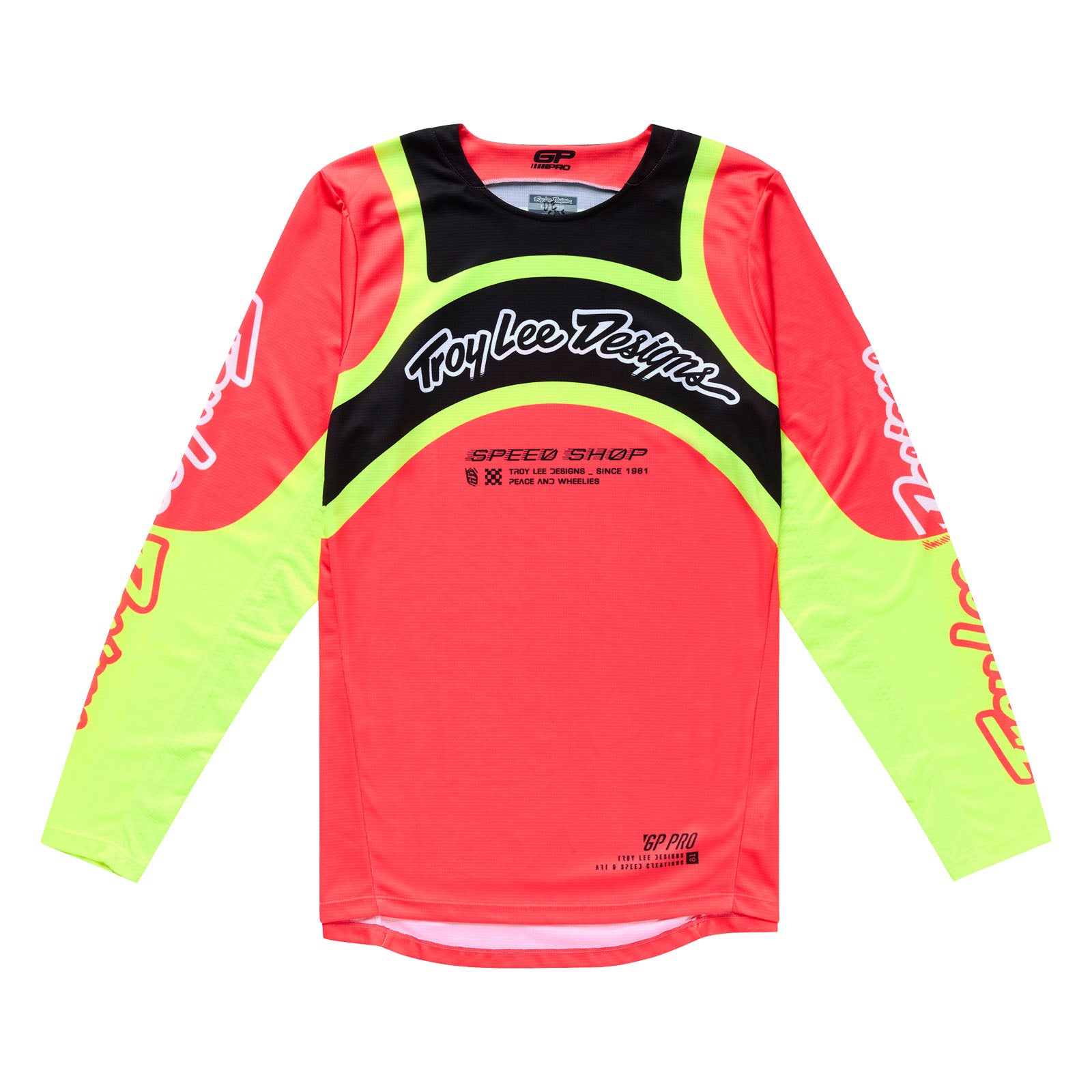 GP Pro Jersey Swerve Infra Red / Flo Yellow – Troy Lee Designs