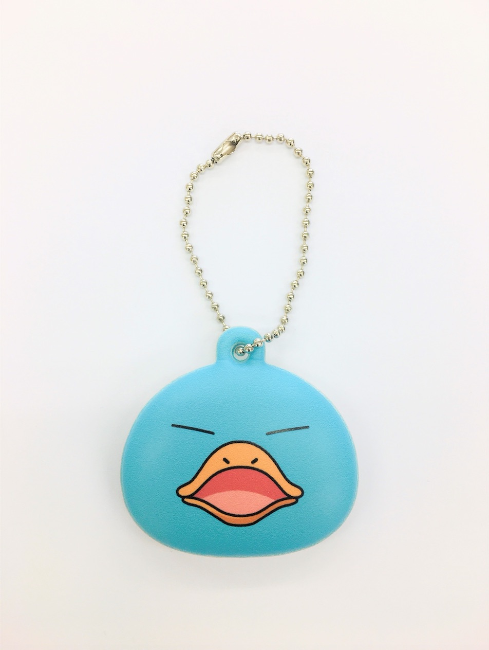 ICOCA」のキャラクター「カモノハシのイコちゃん」キーホルダー