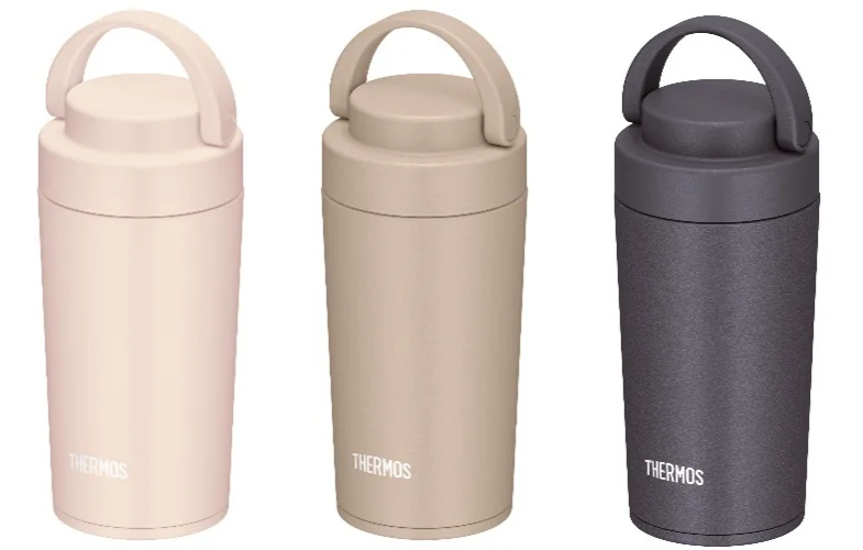 サーモス、食洗器対応・持ち手付きの「真空断熱ケータイタンブラー」新