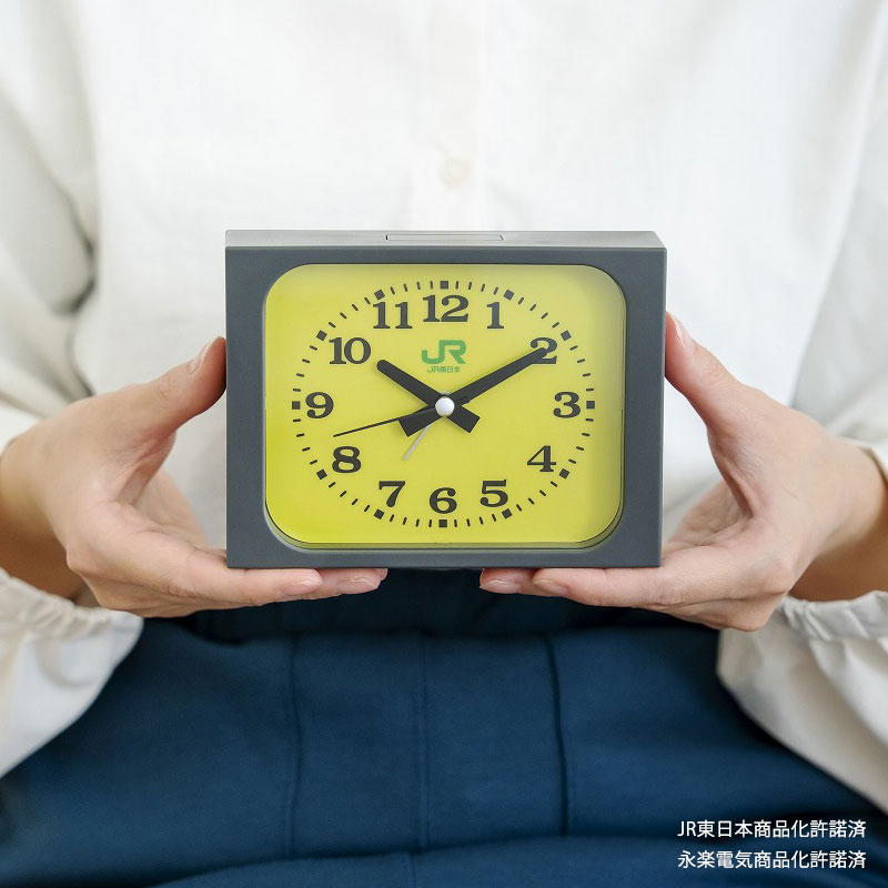 JR東日本「みどりの駅時計」がアラームクロックに！ けたたましく