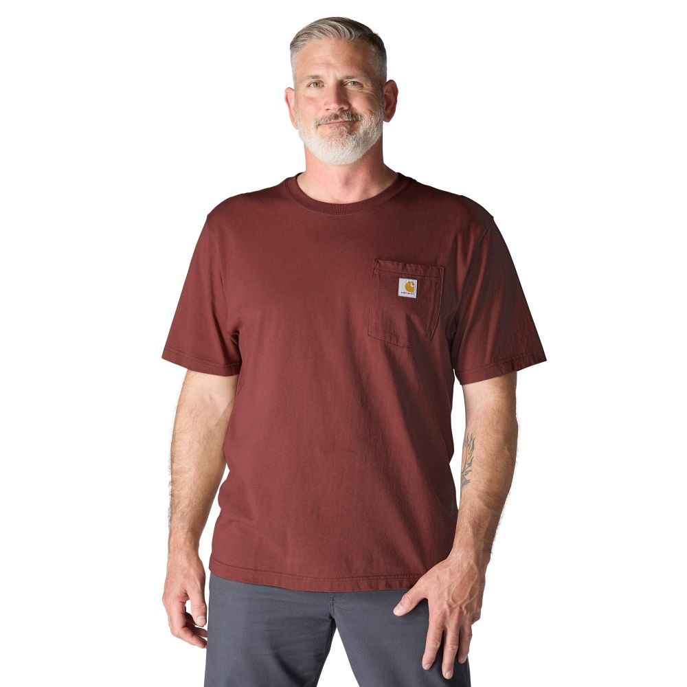 Carhartt' Men's Loose Fit Heavyweight Pocket T-Shirt - Dark Spice