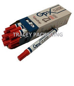 Red Markers | GP-X Classic Markers | 0960-504 | Tracey Packaging