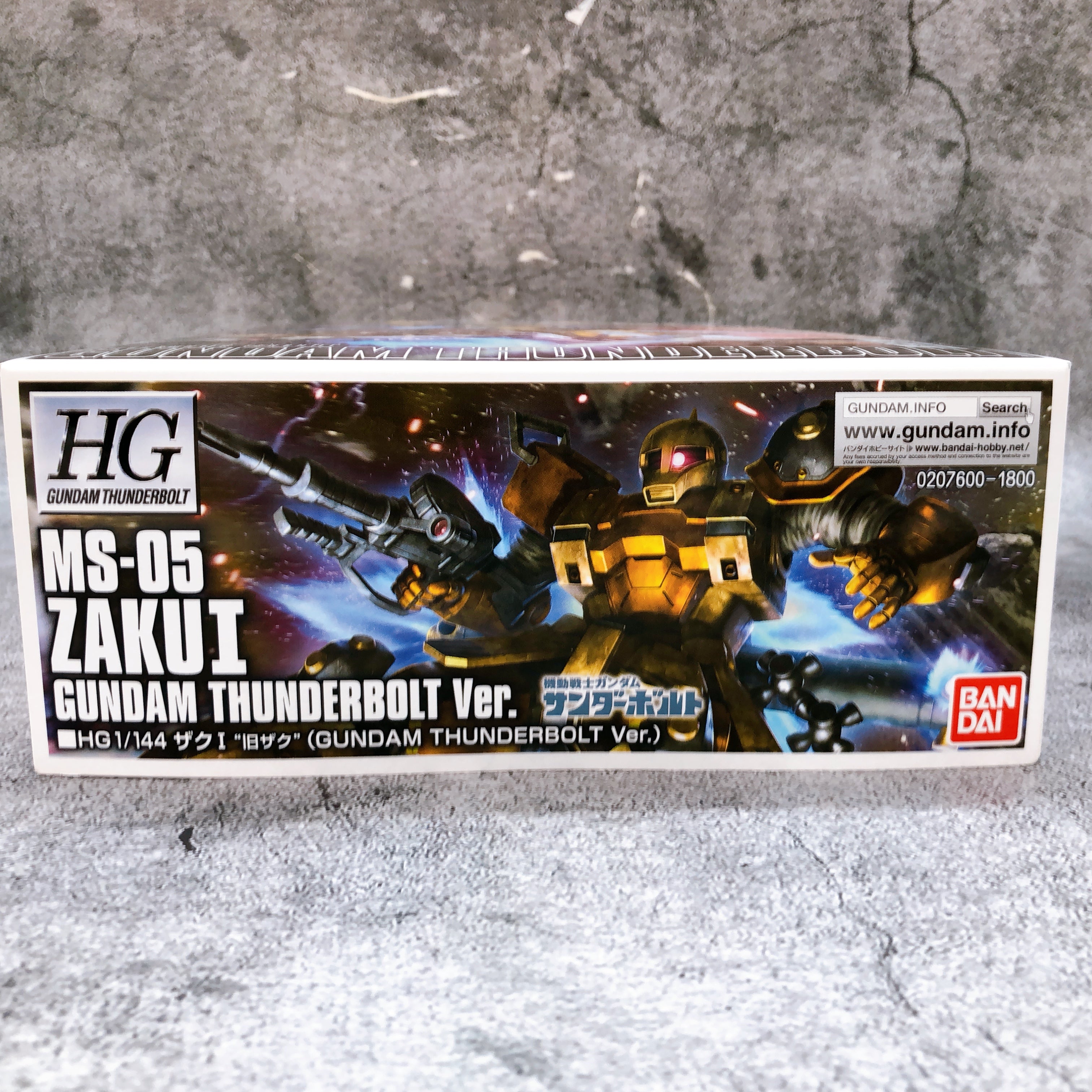 HG 1/144 Zaku I Gundam Thunderbolt Ver. MS-05 Model Kit Bandai from Ja
