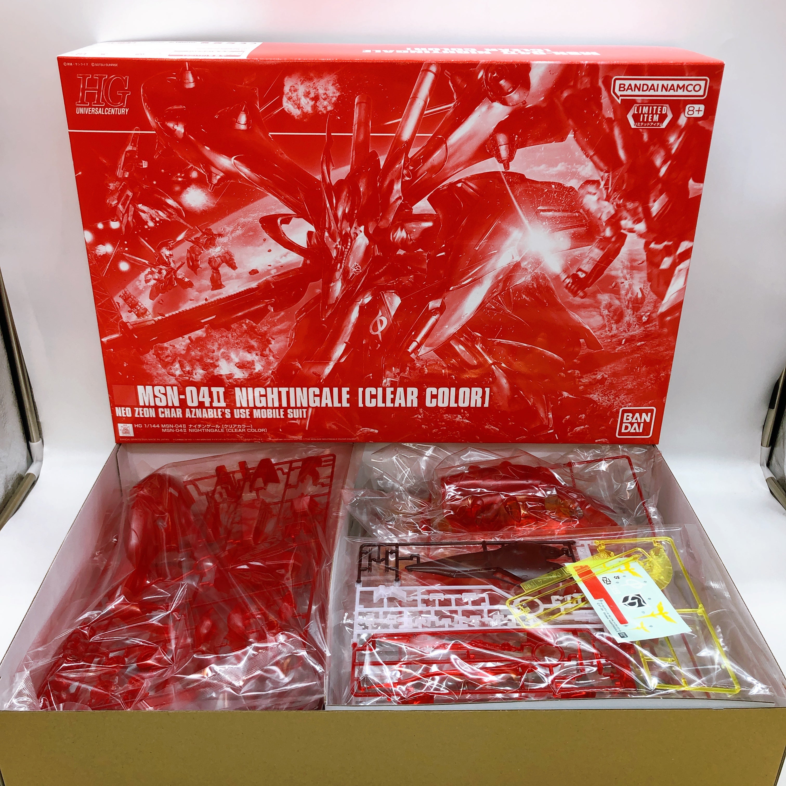 HG 1/144 Nightingale Clear Color MSN-04II Limited Model Kit Bandai NEW