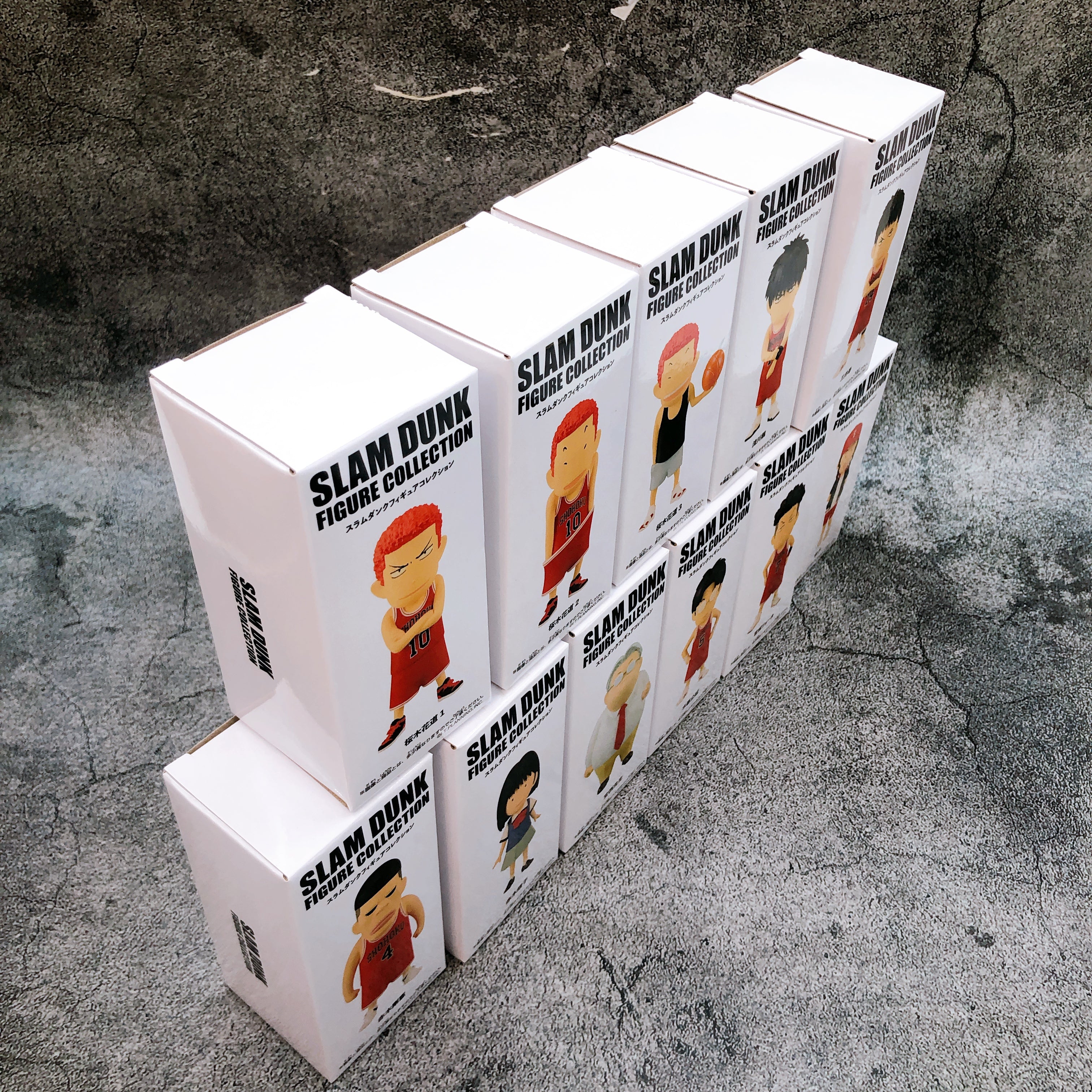 The First Slam Dunk Figure Collection Team Shohoku Set of 11 Toei Movi