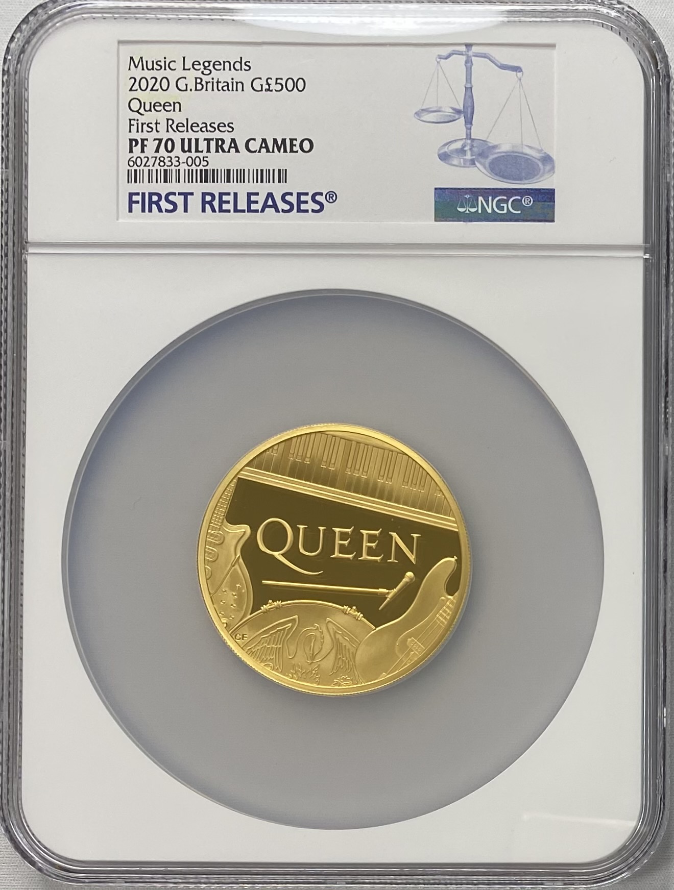 動画あり】グレートブリテン 2020年 音楽の伝説シリーズクイーン 5