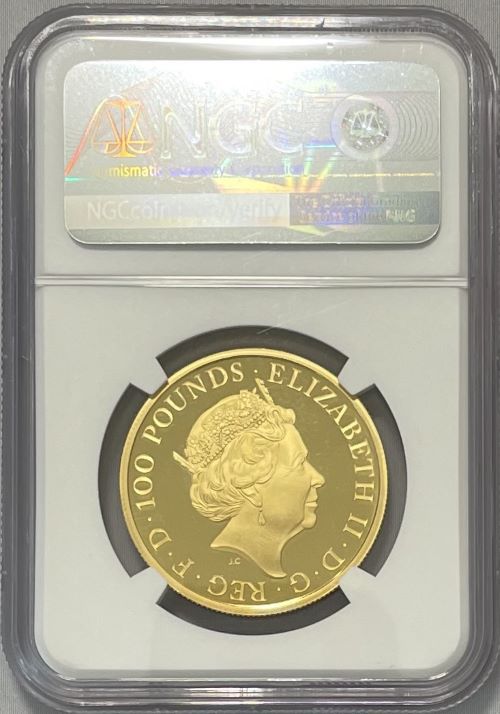 動画あり】グレートブリテン 2022年 干支の虎 1オンス(100ポンド