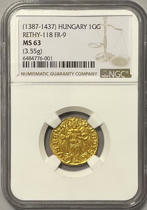 動画あり】アンティークコイン ハンガリー 1387-1437年 ジギスムント