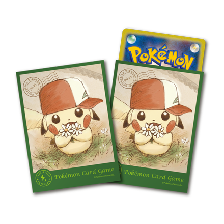 ポケセン】サトシキャップを被ったピカチュウのデッキシールド