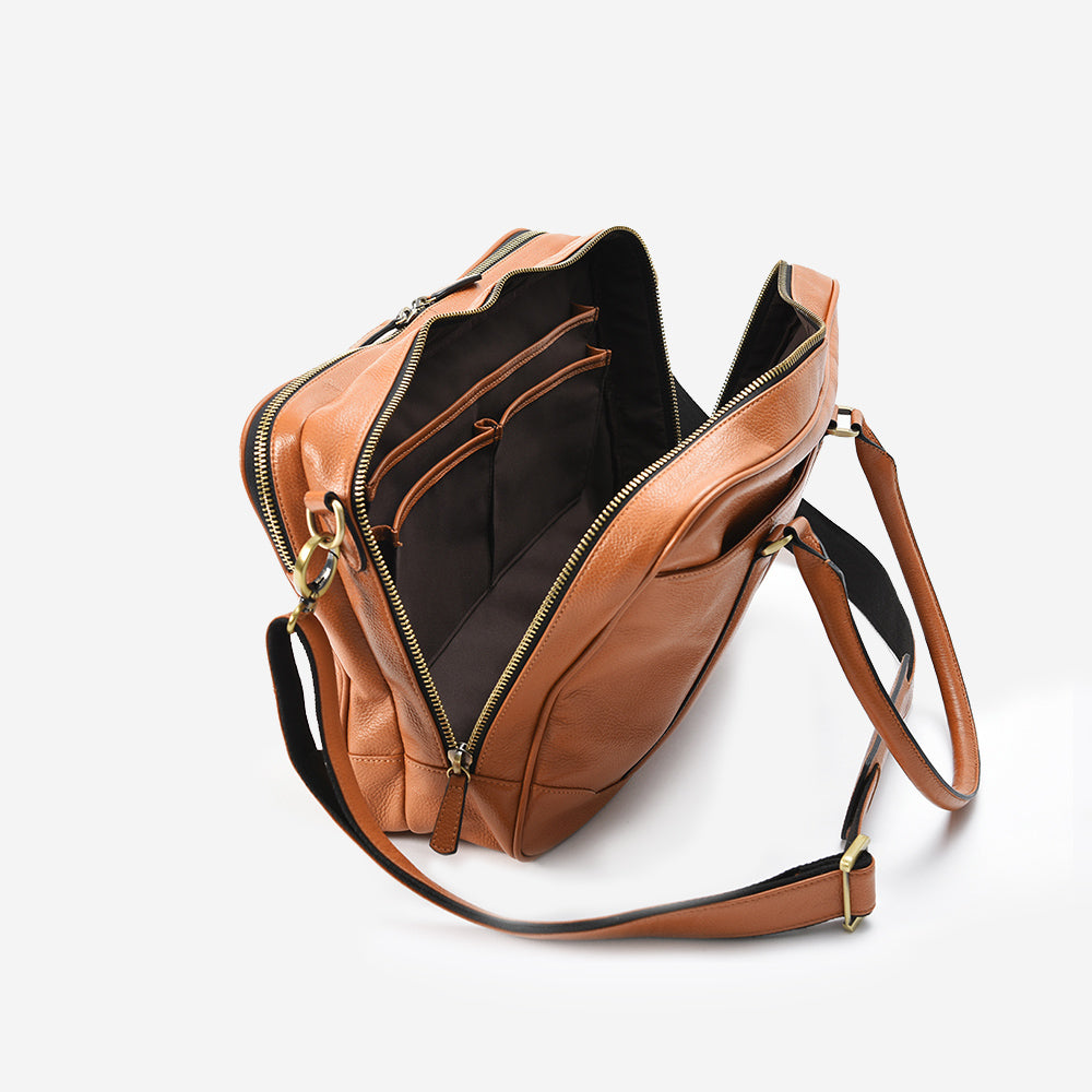 GOLDMEN タフ 本革 ボストン GA801