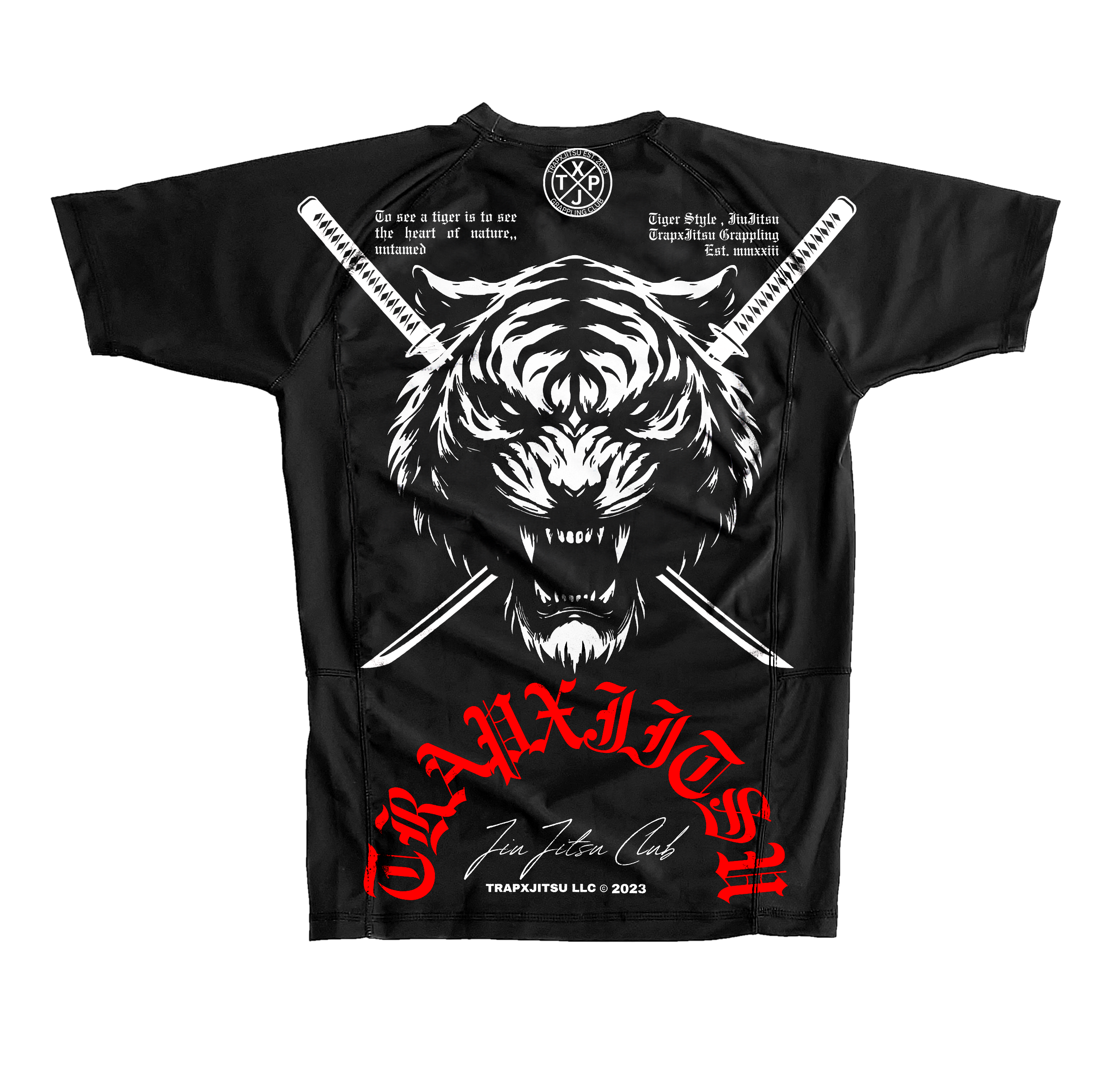 TIGER STYLE SHORT SLEEVE RASHGUARD – TrapxJitsu
