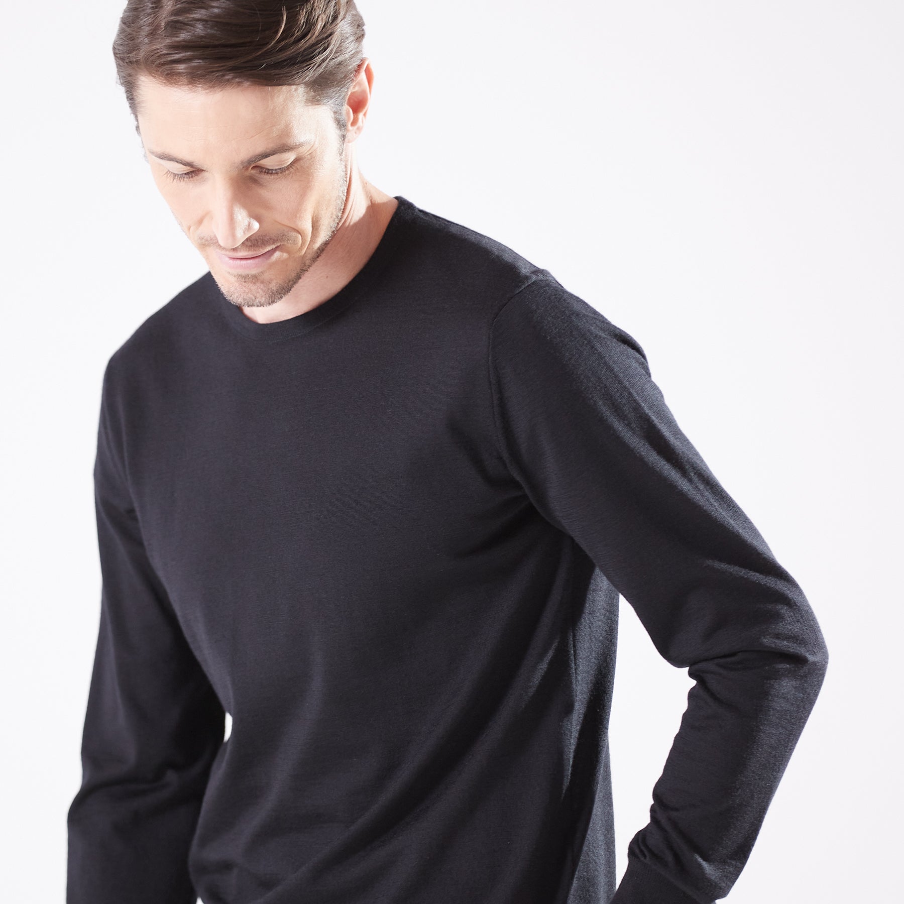 30/70 trenta settanta | ottimo：クルーネックプルオーバー（＃7414