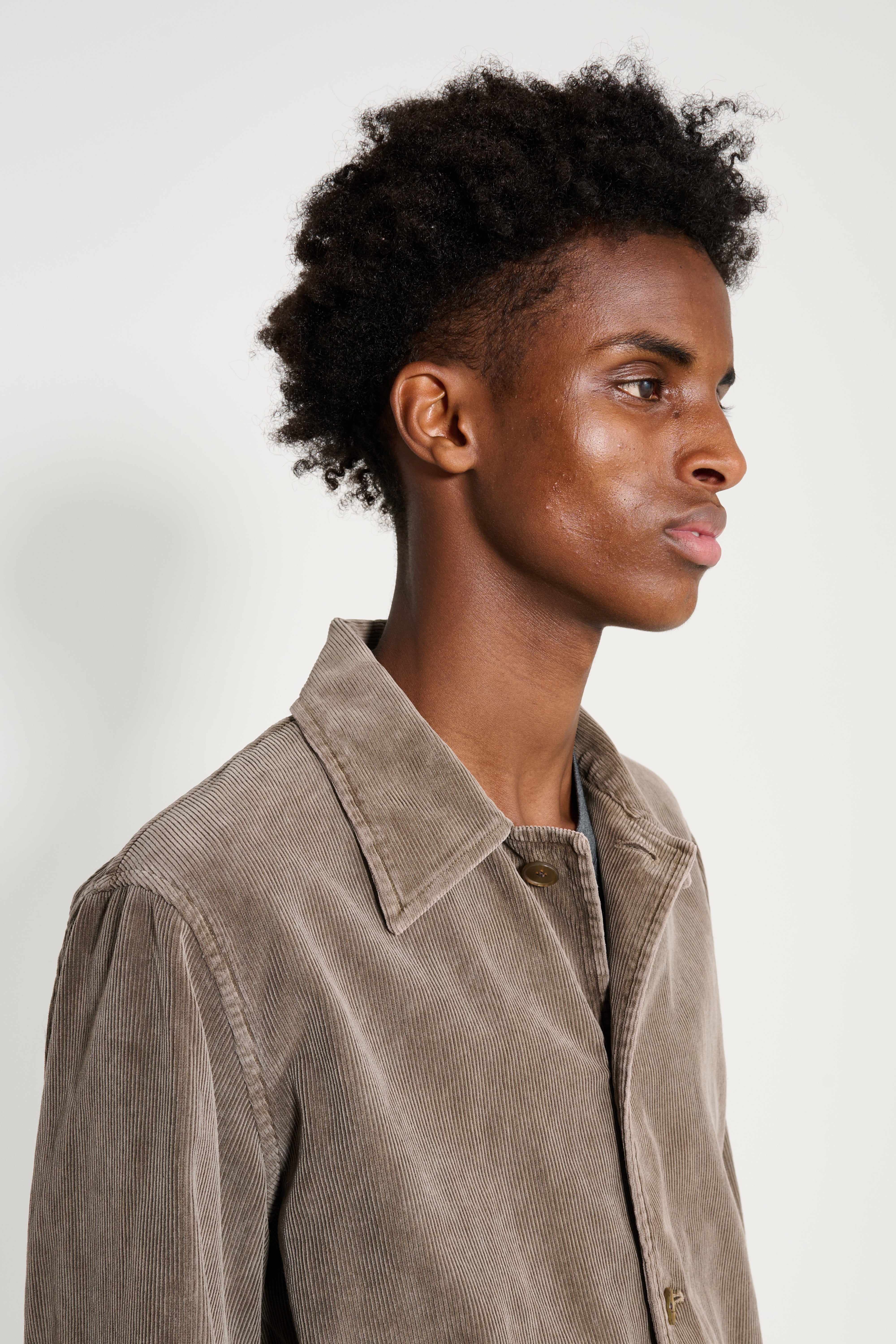 Auralee Pigment Dyed Finx Corduroy Blouson Olive Brown – Très Bien