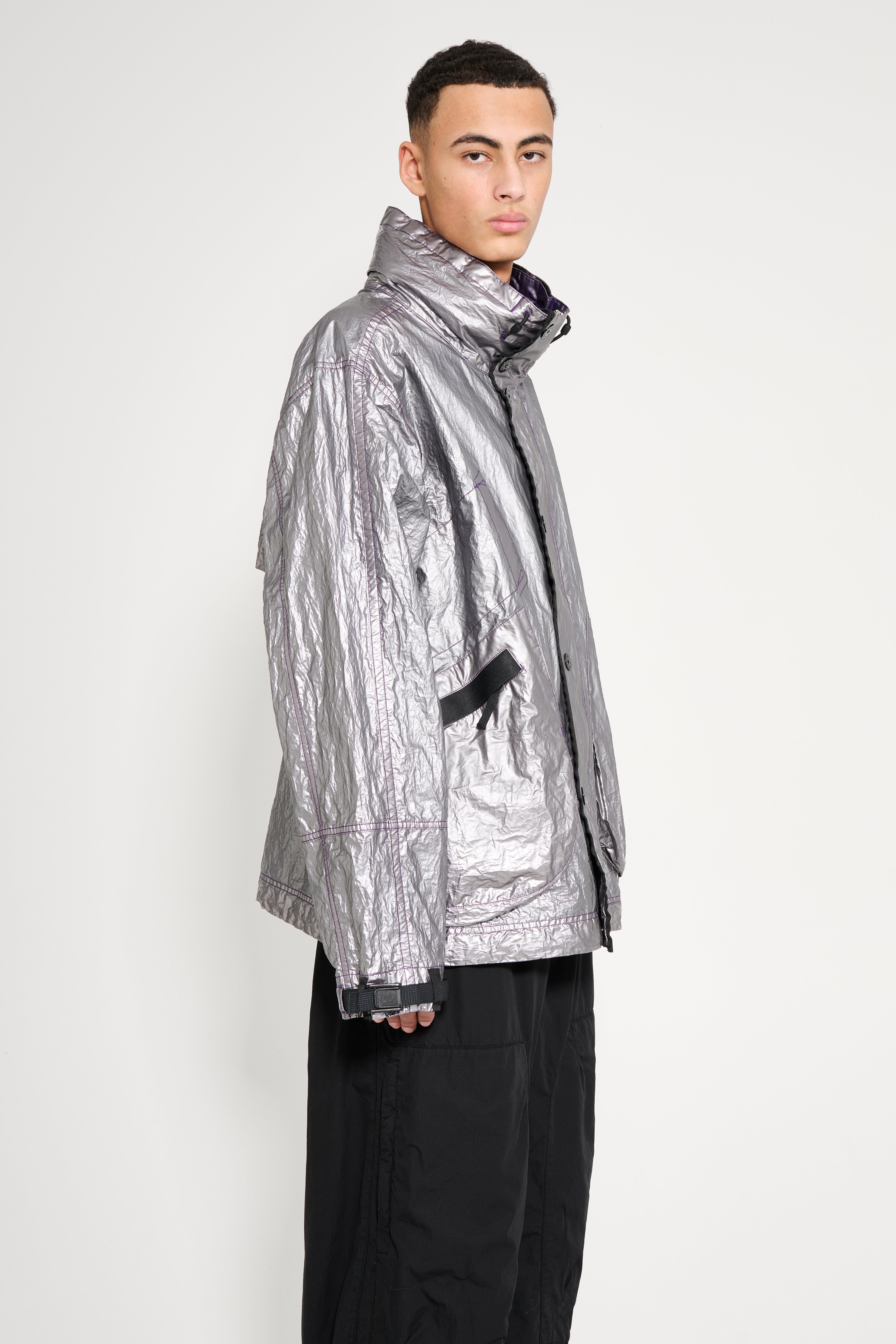 Stone Island Metal-Cover Jacket Silver / Lavender – Très Bien