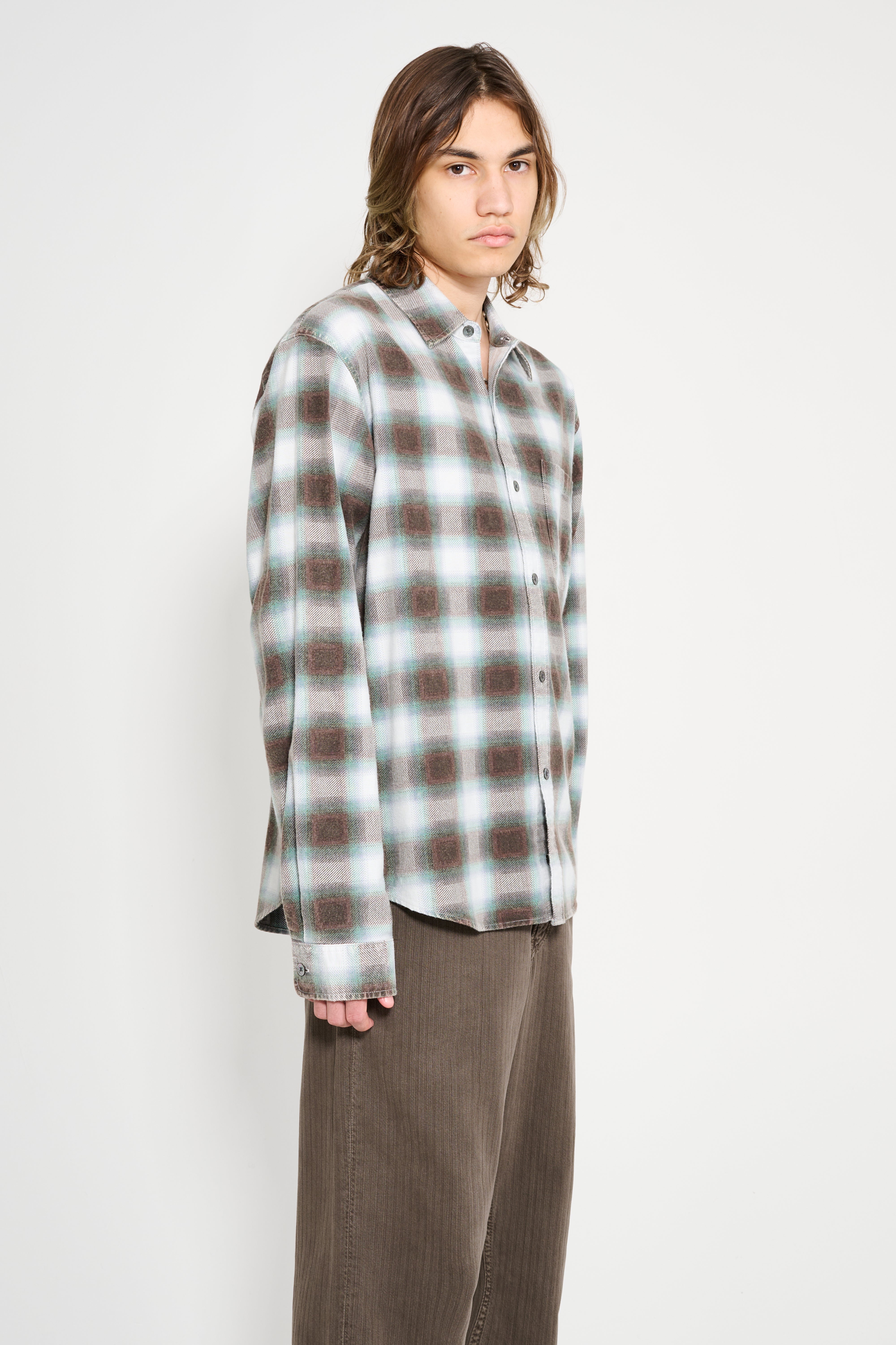 Stüssy June Plaid Shirt Bone – Très Bien