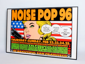 Noise Pop Festival Poter 1996 / Frank Kozik – Triangle Twenty-Seventh