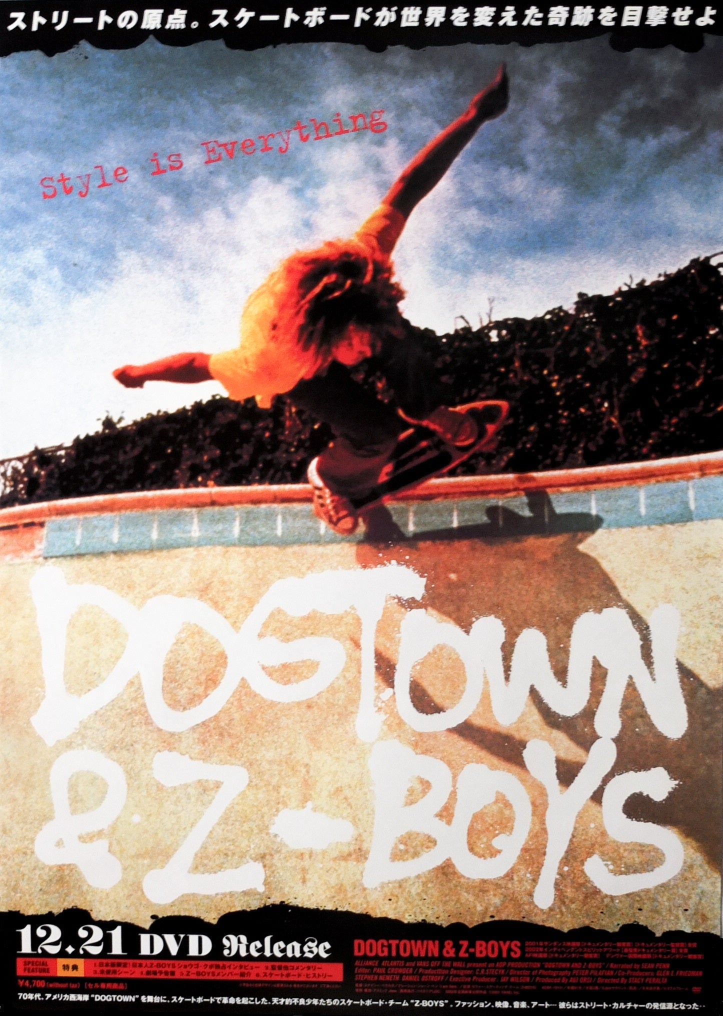 Dogtown & Z-Boys DVD Release Promotion Poster 2002 – Triangle