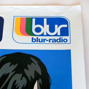 ◭☽＿Blur The Best Of Promotion Poster 2000 / Julian Opie
