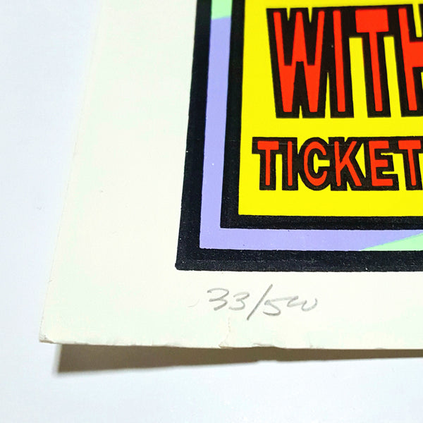 ◭○＿Dinosaur JR. Concert Poster Chicago 1994 / Frank Kozik