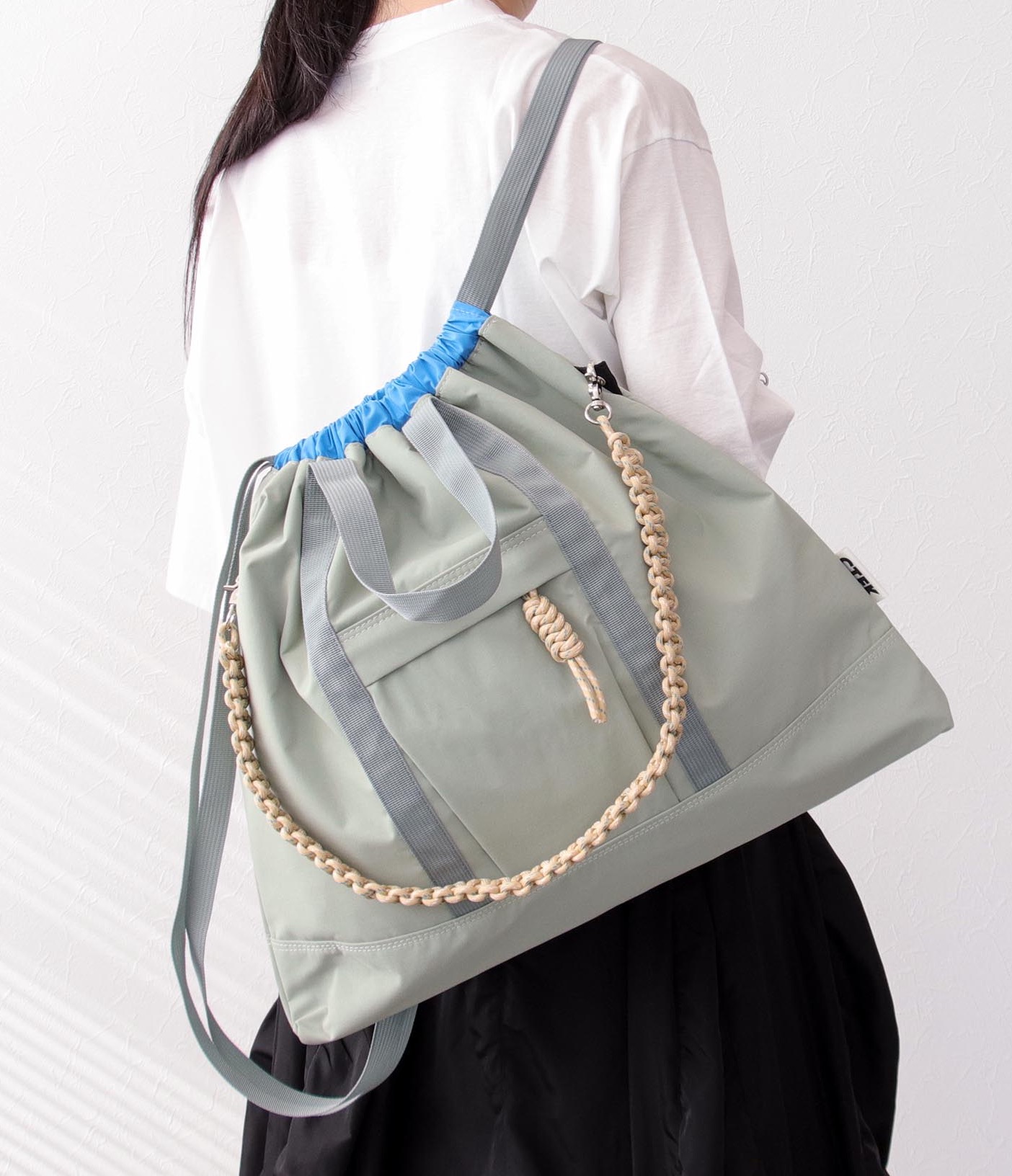 撥水加工】ナイロン3WAYスクエアBAG｜スリーフォータイム｜ショップ