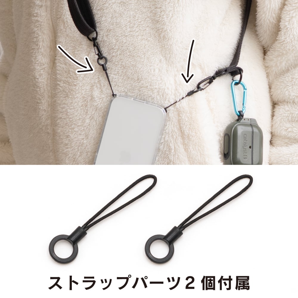 QUICK SHOT STRAP] クイックアジャスト機能付きショルダーストラップ