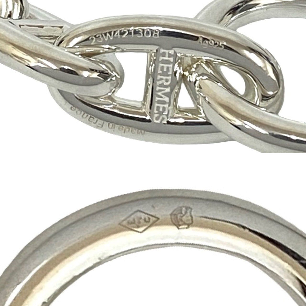 HERMES エルメス シェーヌダンクル GM 12コマ ブレスレット – Trip