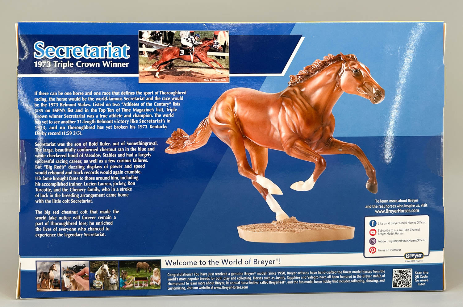 Breyer Smarty Jones ~ Secretariat #1345 – Triple Mountain Model Horses