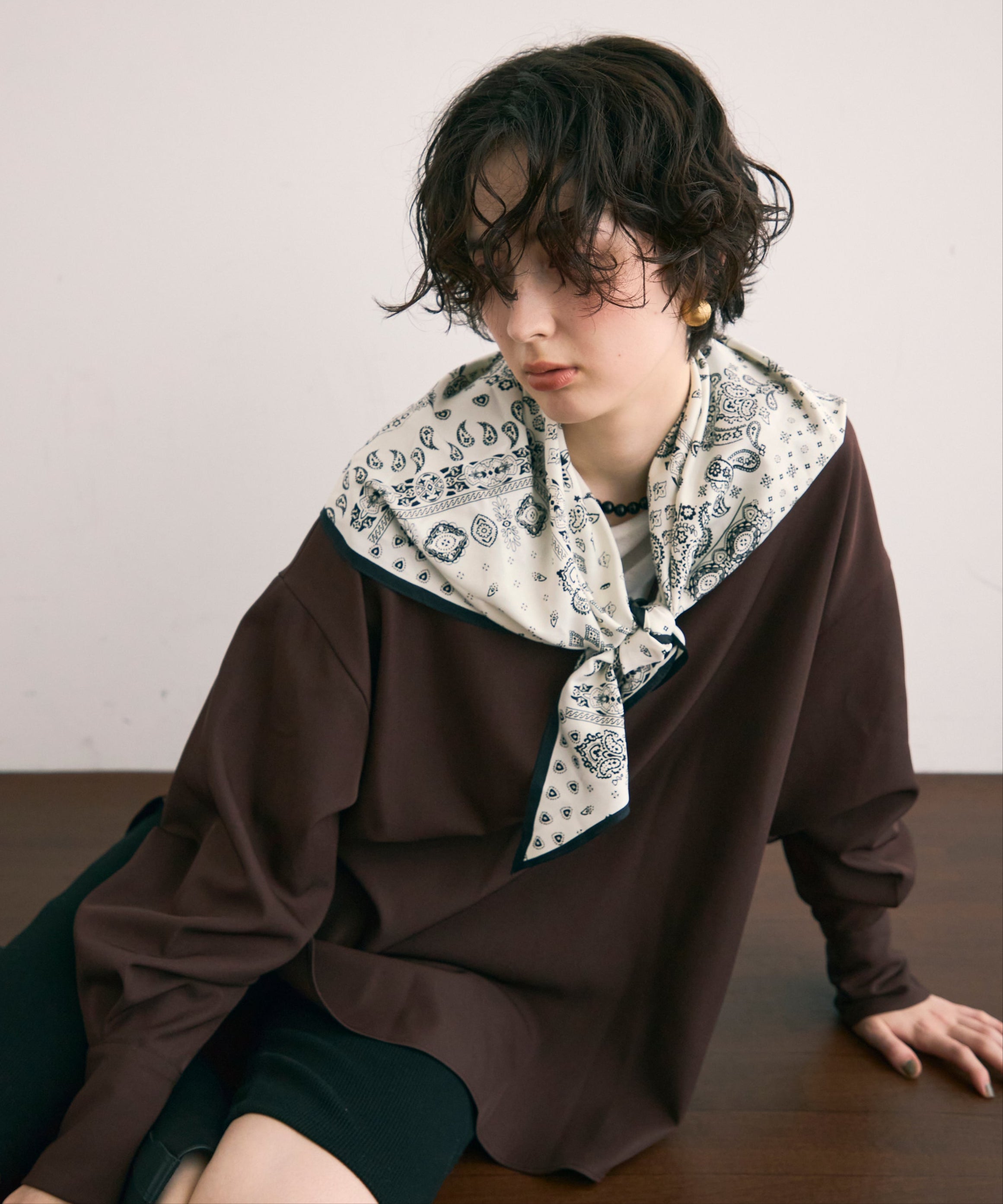 アソートペイズリー柄三角スカーフ | Trish