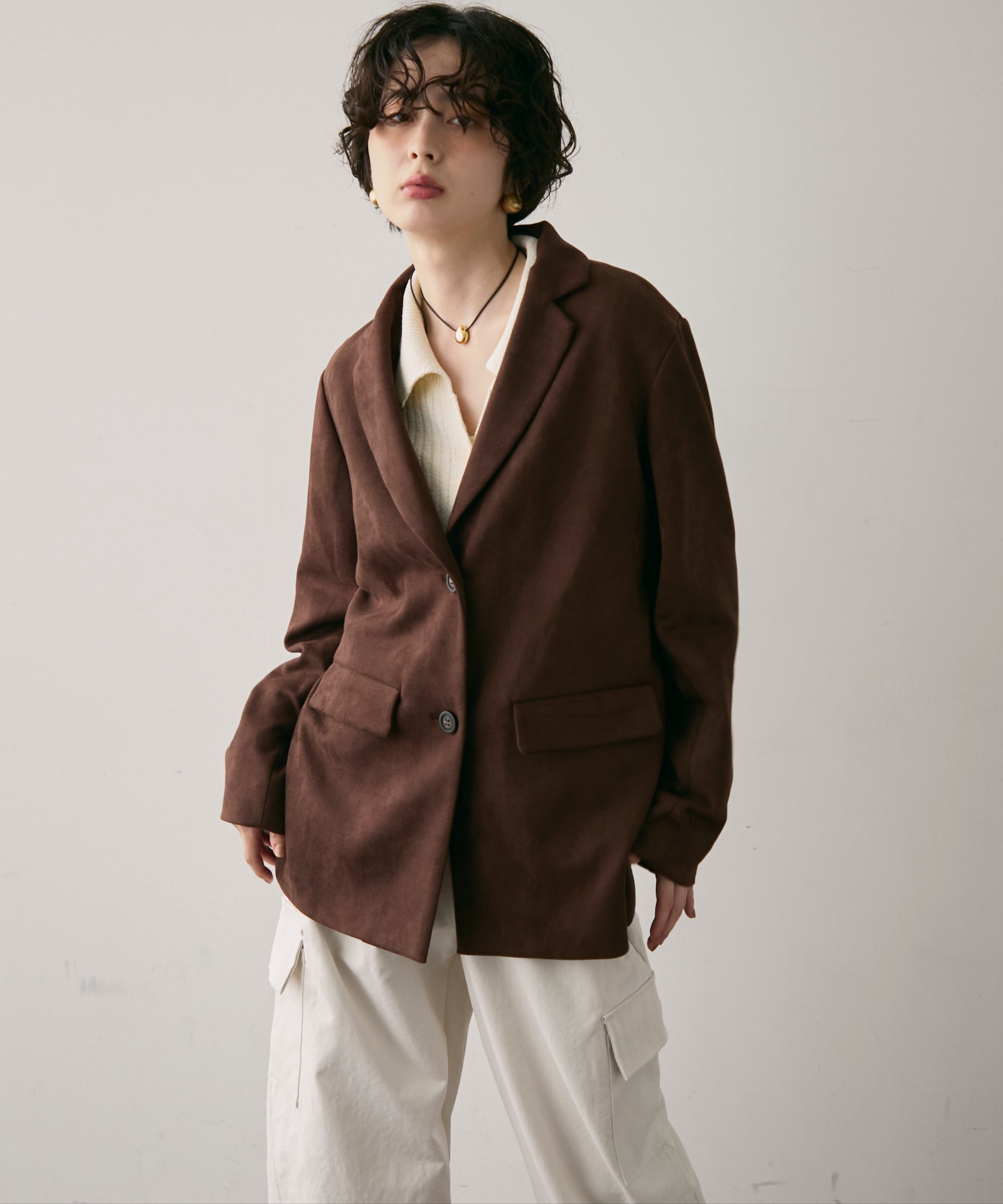 スエードライクテーラージャケット | Trish