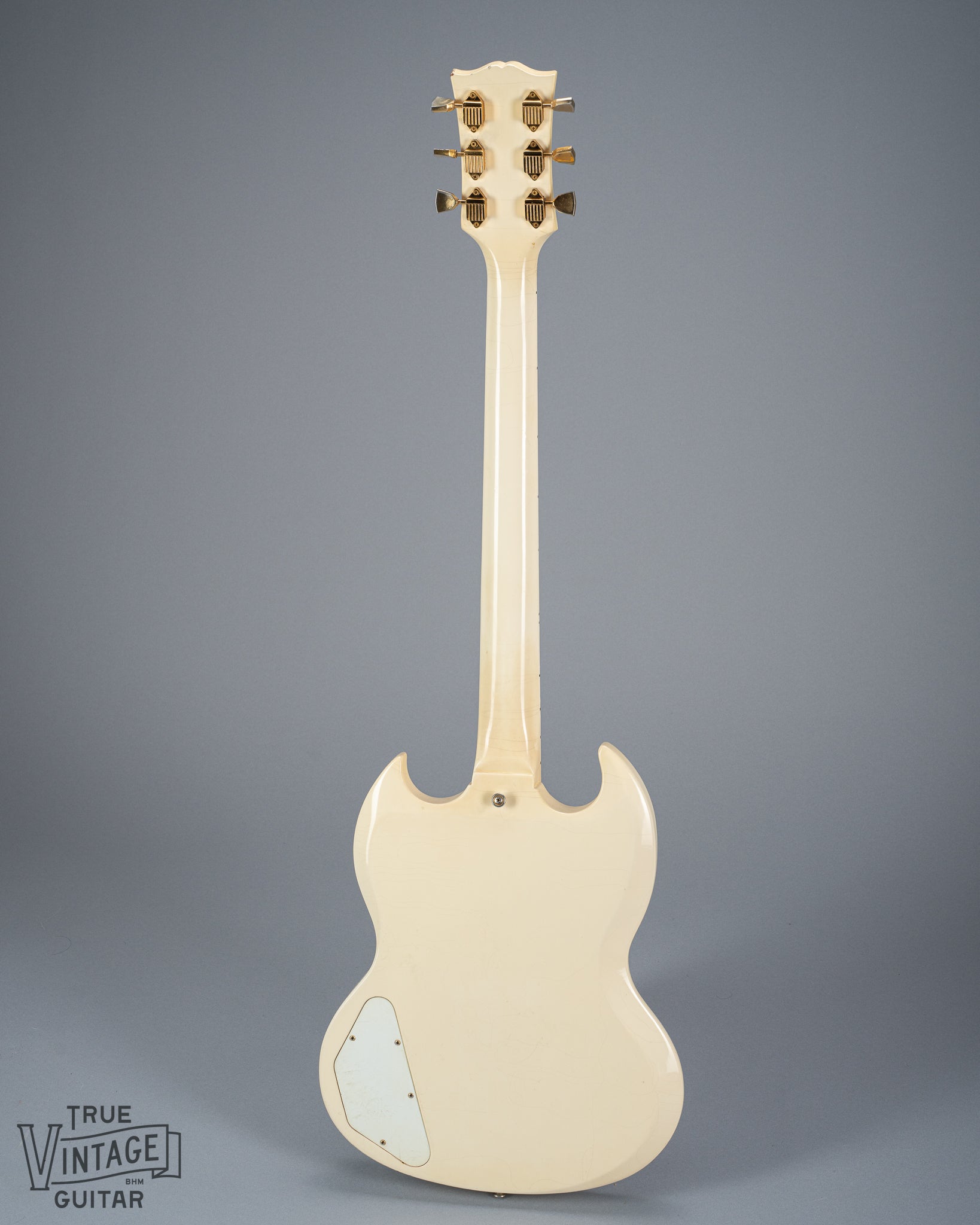 1965 Gibson SG Custom White Bigsby (Full Wide Neck) – True Vintage