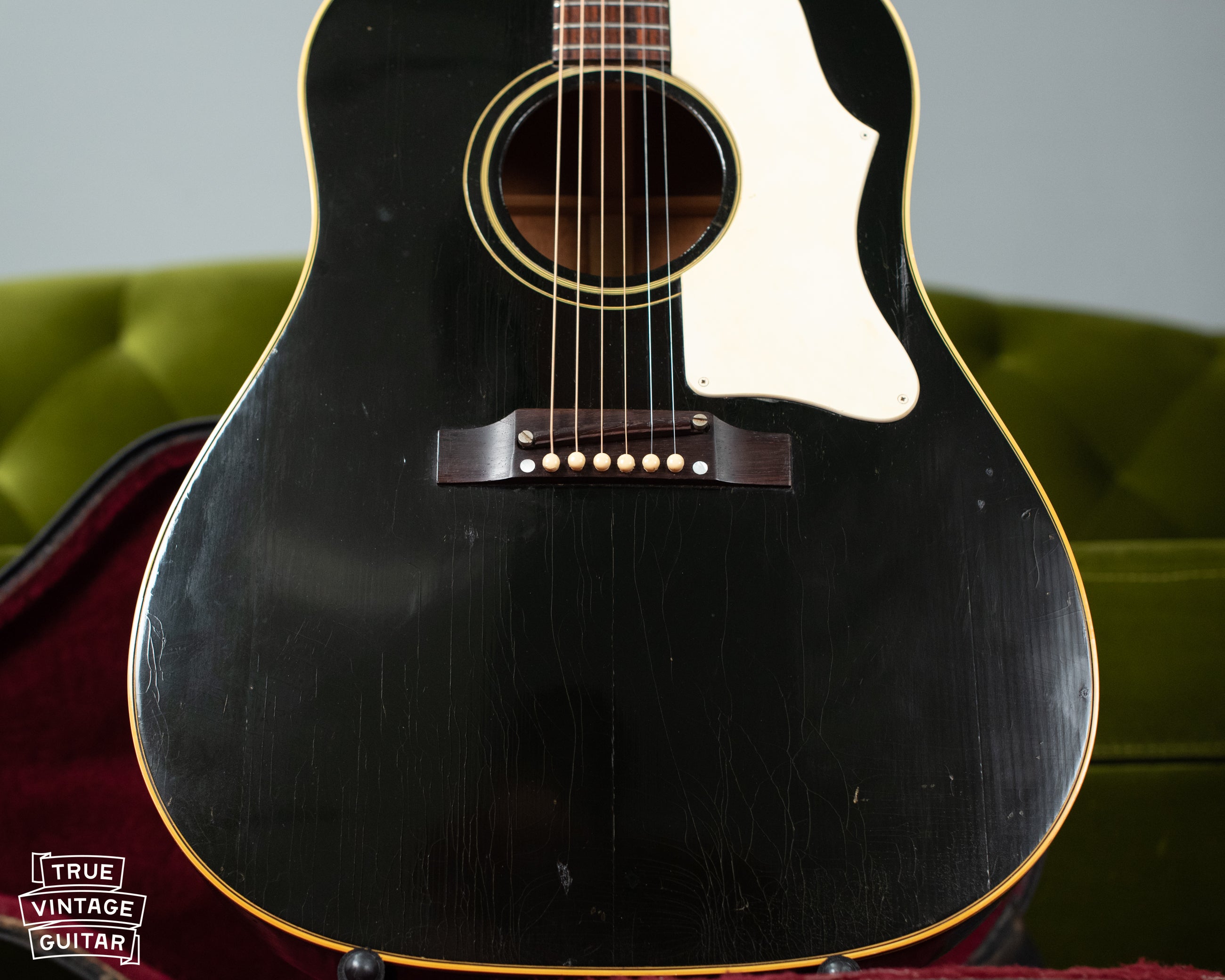 1968 Gibson J-45 Black – True Vintage Guitar