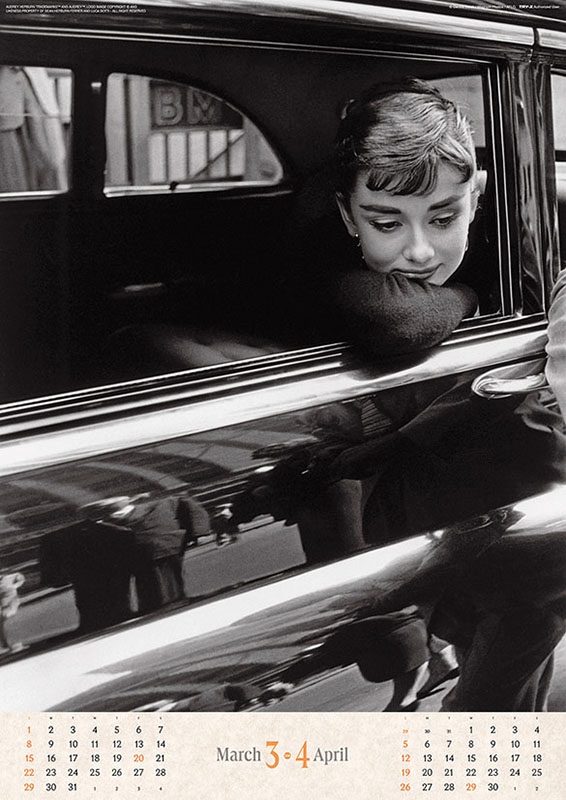 トライエックス / オードリー・ヘプバーン 2026年カレンダー CL-341