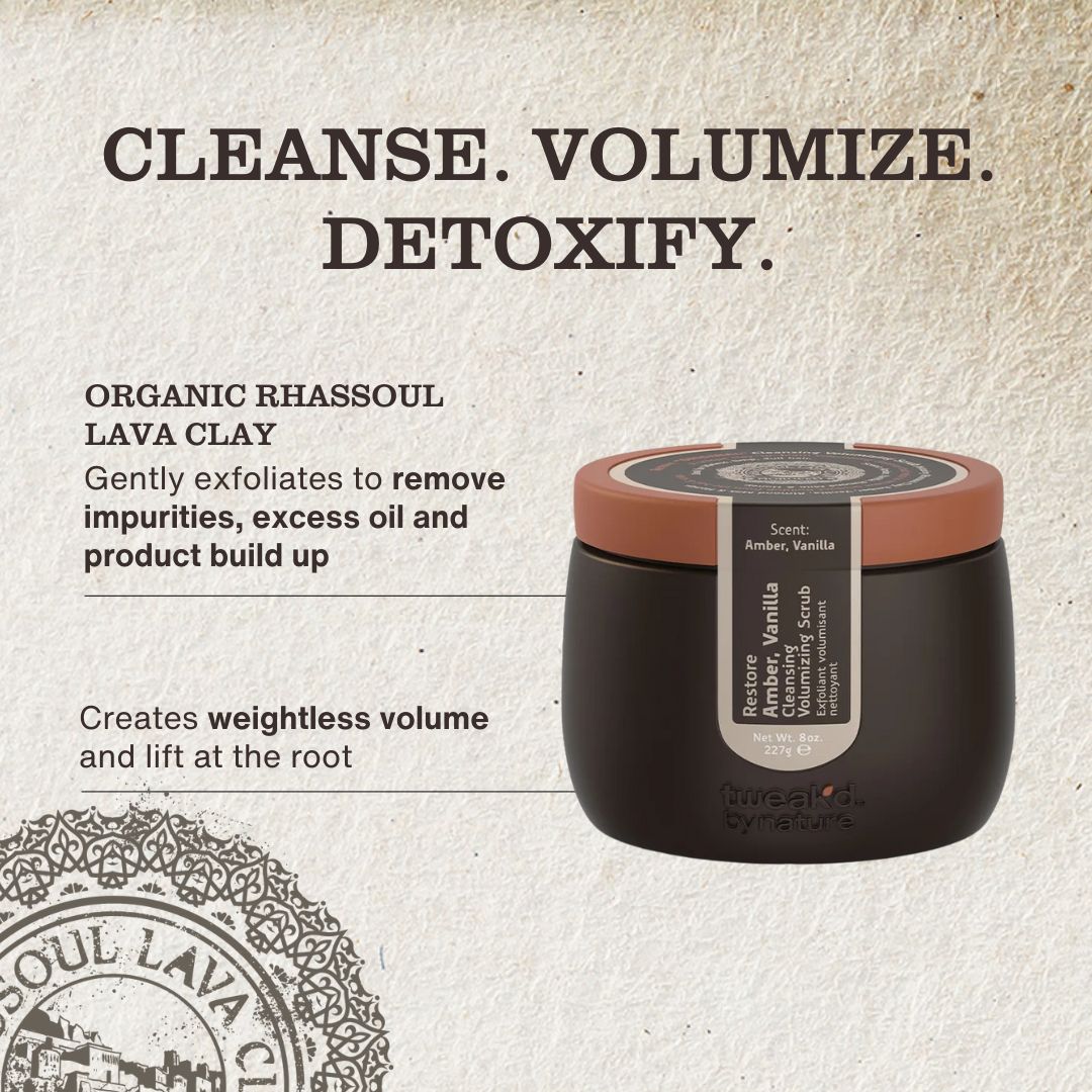 Tweak'd by Nature Restore Cleansing Volumizing Scrub