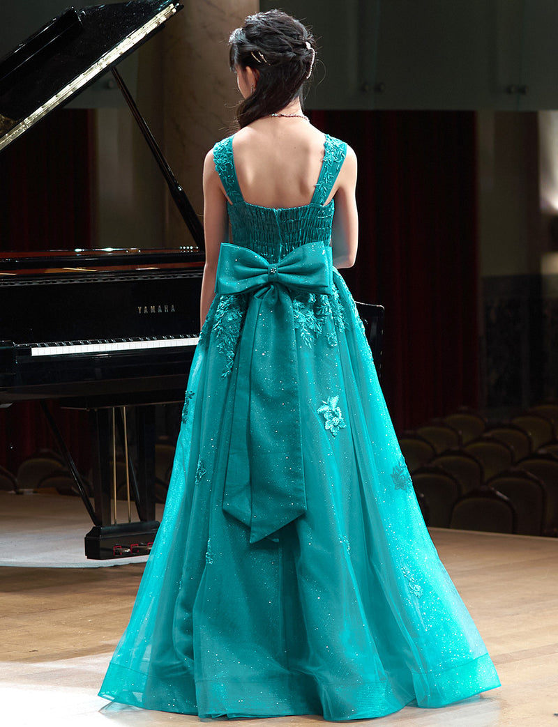 ピーコックグリーン 演奏会ドレス・コンクールドレス・発表会にお薦め