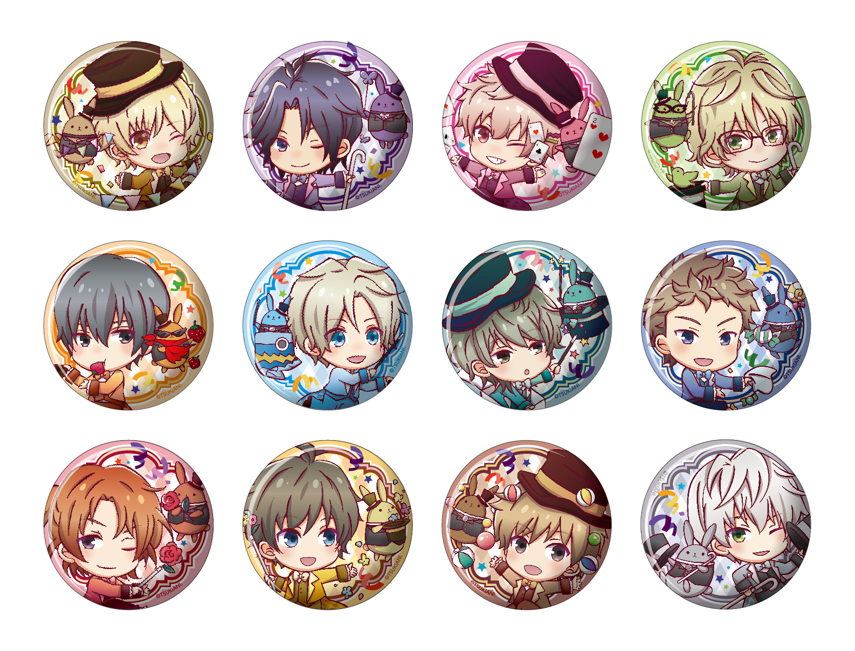 ツキウタ。THE ANIMATION 缶バッジvol.2 - 株式会社ツインクル