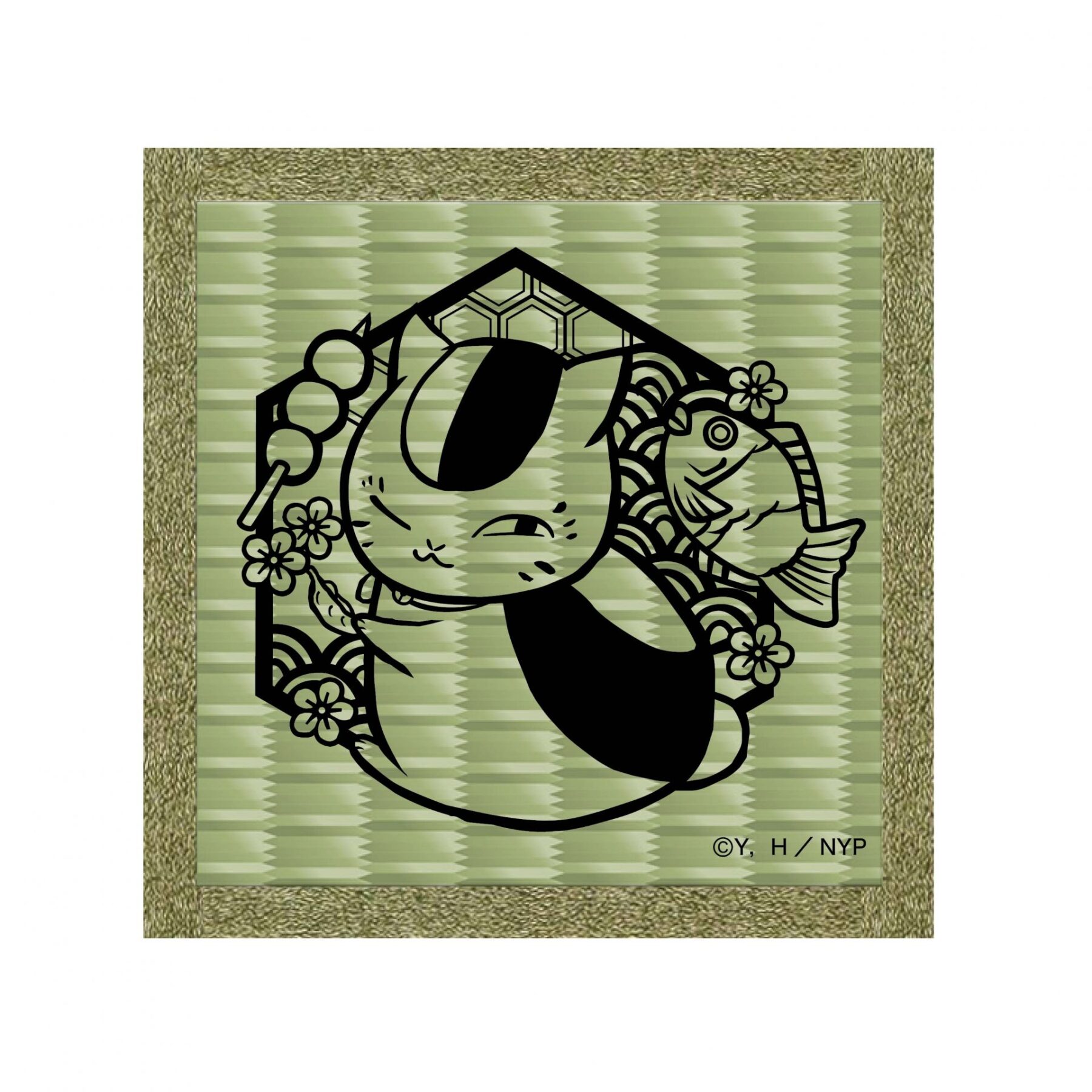 夏目友人帳 切り絵シリーズ 畳コースター2019SS - 株式会社ツインクル