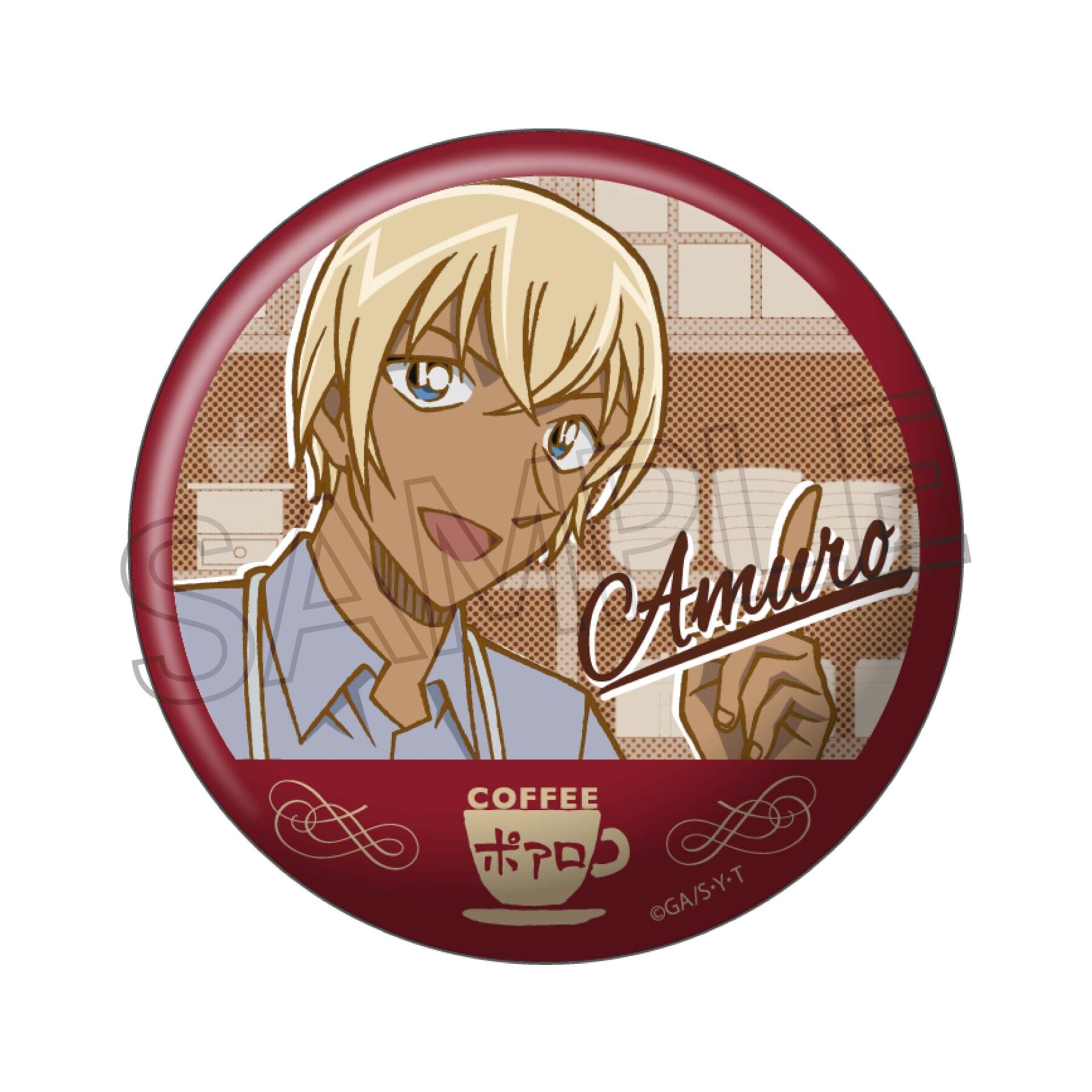 名探偵コナン 喫茶ポアロシリーズ 缶バッジ 2024 - 株式会社ツインクル