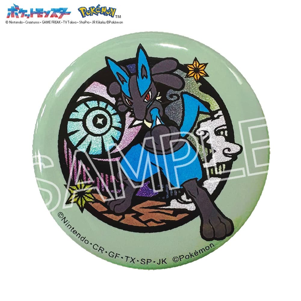 ポケットモンスター 切り絵シリーズ キラキラ缶バッジ - 株式会社