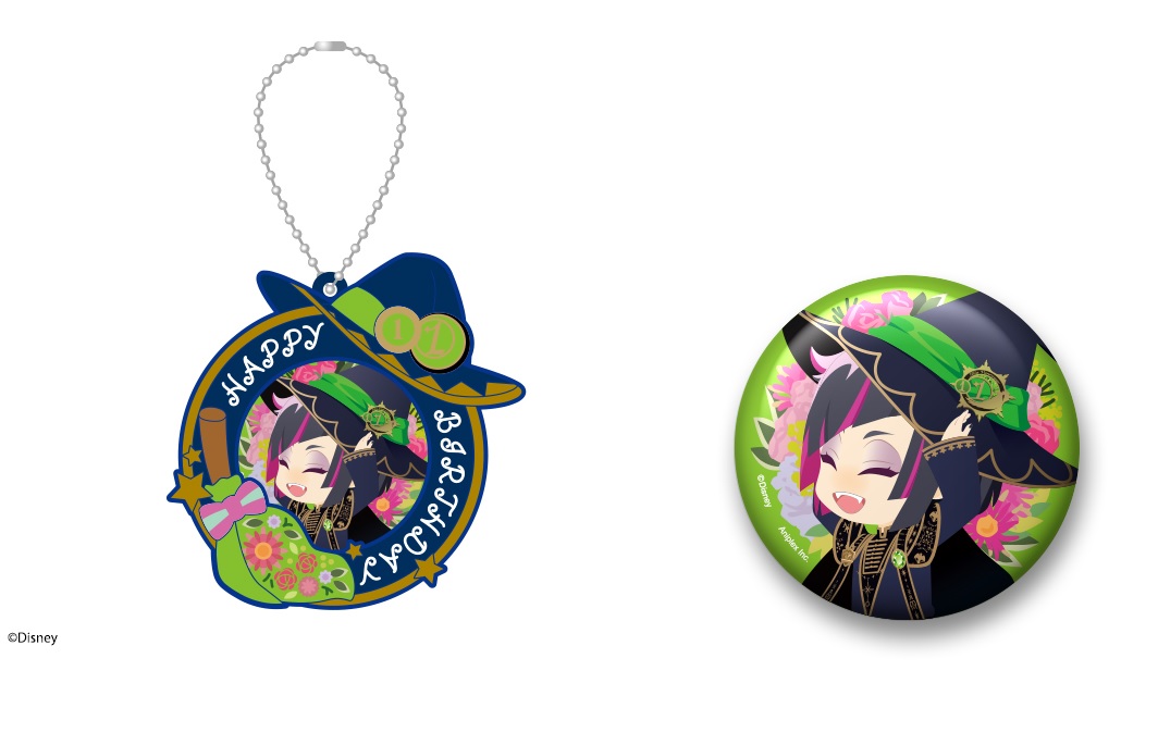 ブルームバースデーカバー付き缶バッジ リリア・ヴァンルージュ