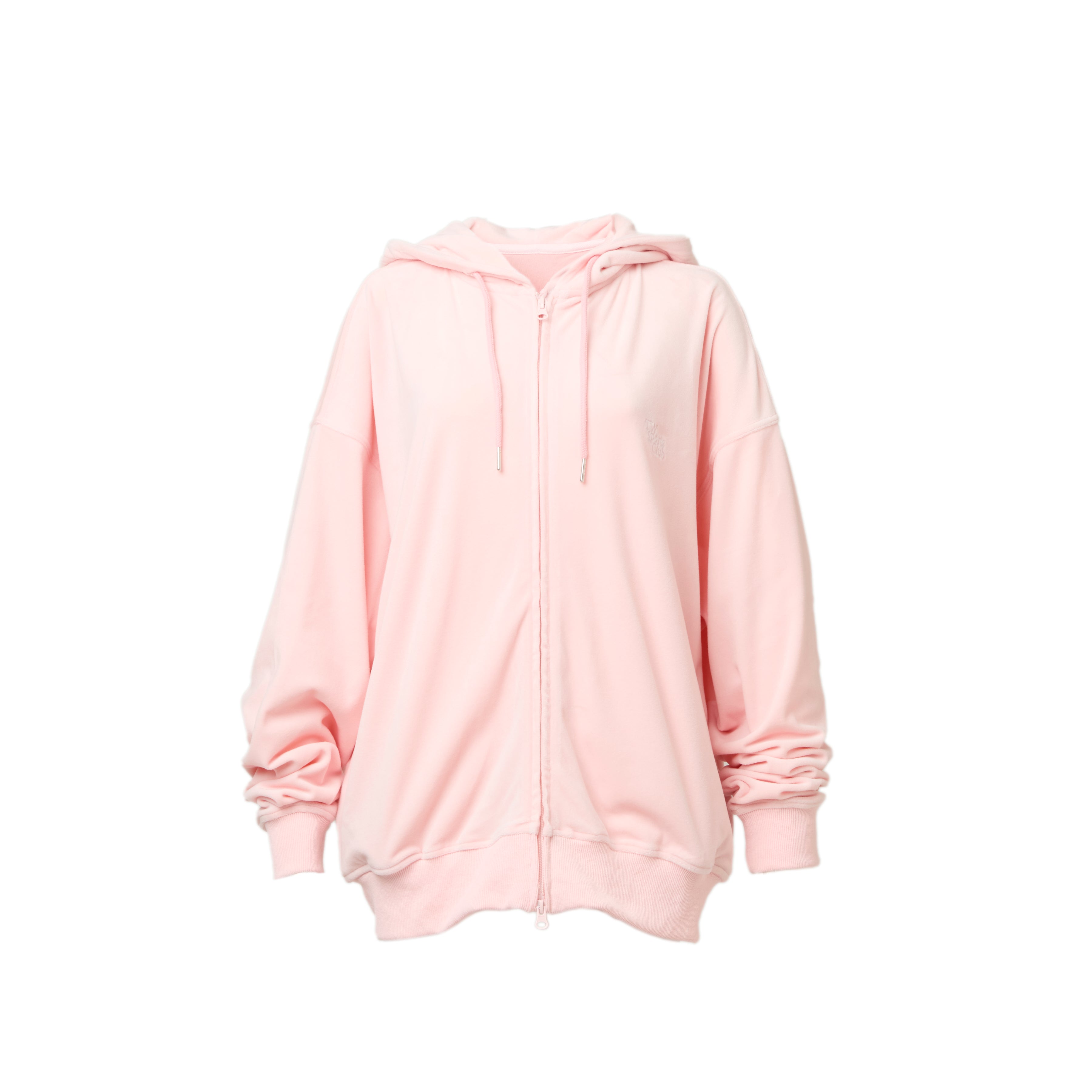 Velour Zip-Up Parker – TW